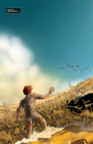 Illustration for article titled A sneak preview of Great Pacific, a new science fiction comic about the Pacific Garbage Patch